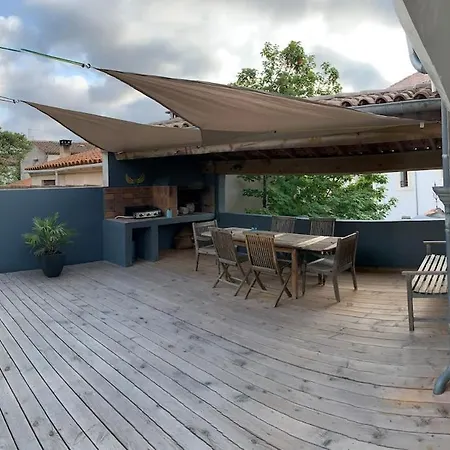 Feriehus Maison Loft Avec Terrasse Vinassan